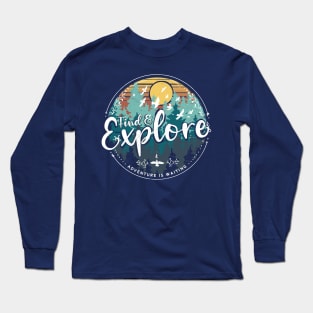 Find and explore vintage sunset Long Sleeve T-Shirt